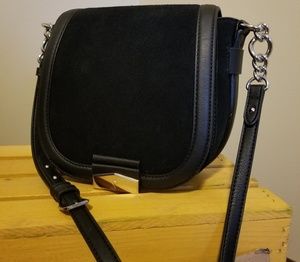 Black Leather Purse by Simply Vera
